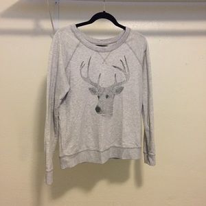 Deer Crew Neck Sweatshirt
